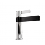Martini Basin Mixer Matte Black & Chrome
